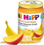 Desery dla dzieci - HIPP - BIO deserek z mango i kaszą manną - miniaturka - grafika 1
