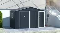 Altany ogrodowe - Domek Gospodarczy Falcon 340X194Cm Cold Grey - Hardmaister - miniaturka - grafika 1