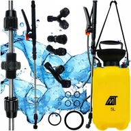 Opryskiwacze - Ręczny Opryskiwacz Ogrodowy Na Ramię Ciśnieniowy Z Lancą 5L + 4 Dysze Pasek - miniaturka - grafika 1