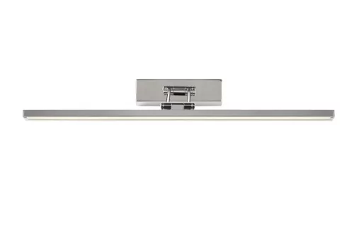 Lucide lucide erwan-lampa ścienna LED-1 X 12 W 3000 K-IP21, metalowe, zintegrowana, 12 W, chrom, 57 x 19 x 18.5 cm 48203/12/11