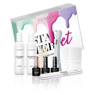Claresa, Zestaw Startowy do manicure, Kolor 107 - Zestawy do manicure i pedicure - miniaturka - grafika 1
