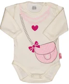 Body dla niemowląt - Pampicio BODY 62 DŁUGI RĘKAW ELEGANCKIE WIZYTOWE - miniaturka - grafika 1
