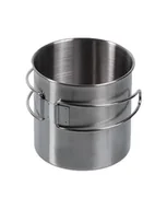 Kuchnia turystyczne i akcesoria - Mil-Tec Kubek Turystyczny 800ml Stal Nierdzewna - miniaturka - grafika 1