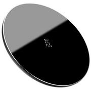 Ładowarki do telefonów - Baseus Ładowarka indukcyjna QI Simple Wireless Charger 15W black WXJK-B01 - miniaturka - grafika 1