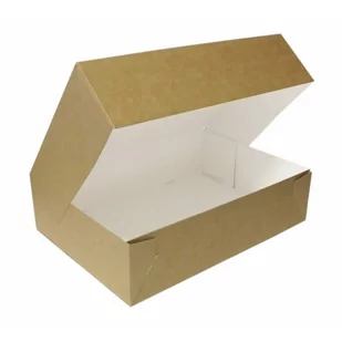 Pudełko papierowe cukiernicze 16x11x8cm 50szt - Opakowania gastronomiczne - miniaturka - grafika 1