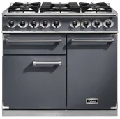 Kuchenki gazowo-elektryczne - Kuchnia gazowo-elektryczna FALCON Deluxe 100 Szary szczotkowany nikiel - miniaturka - grafika 1