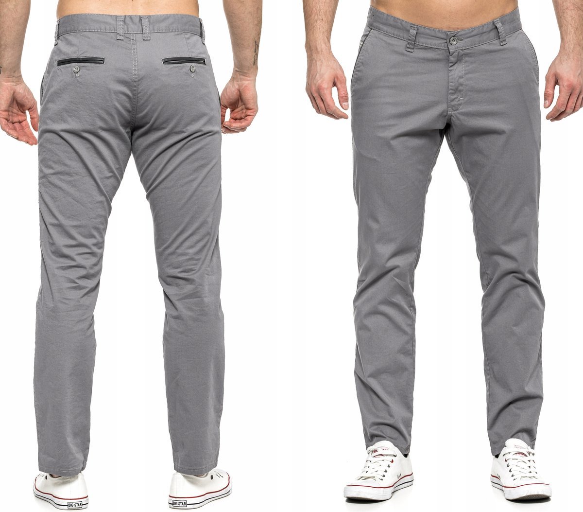 SPODNIE MĘSKIE CHINOSY VANKEL JEANS 105 -104cm/L32