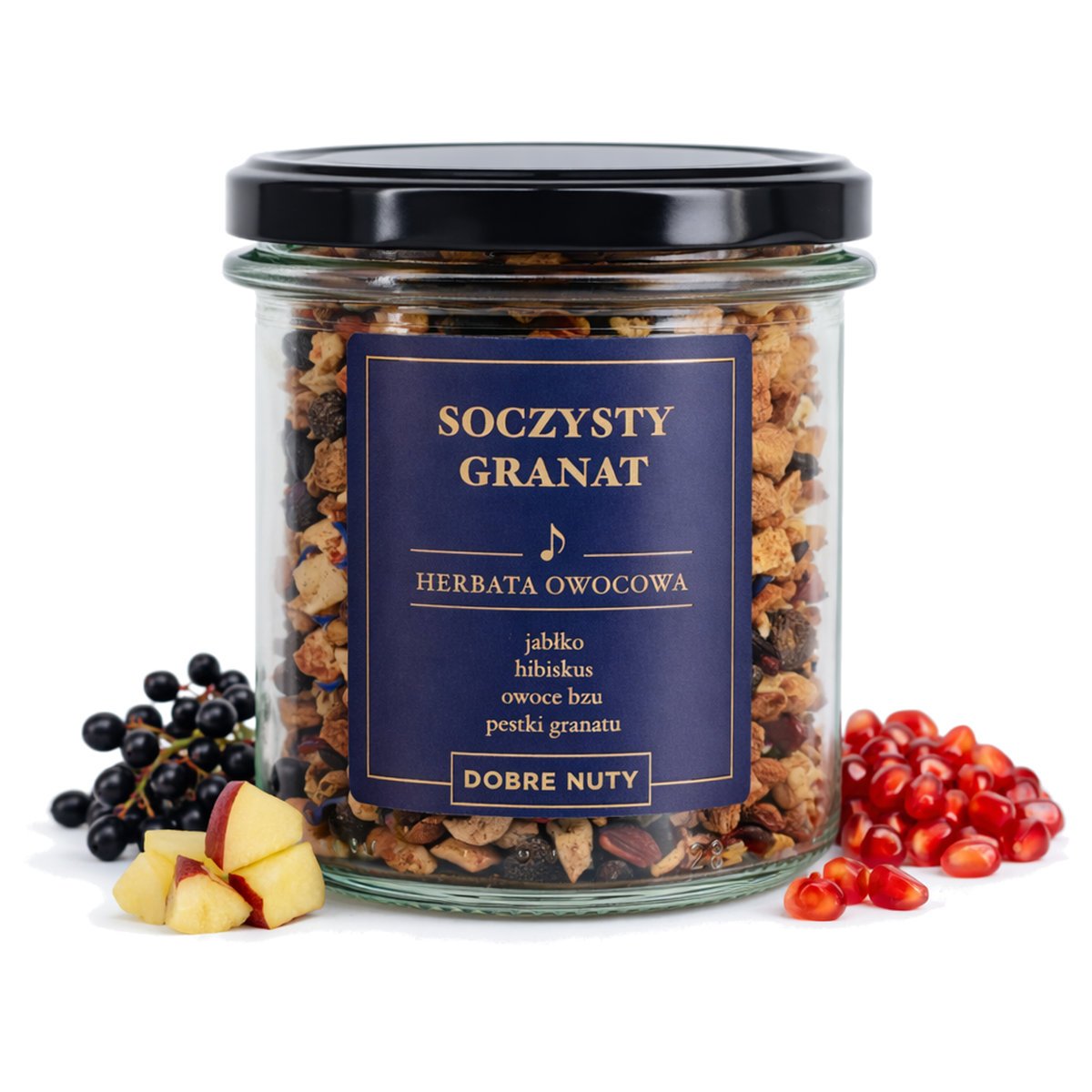 SOCZYSTY GRANAT - HERBATA OWOCOWA - DOBRE NUTY 90G