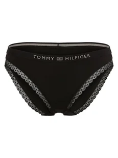 Tommy Hilfiger Figi Kobiety Sztuczne włókno czarny jednolity, S/M - Majtki damskie - miniaturka - grafika 1