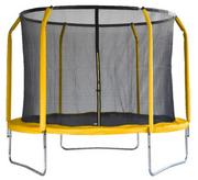 Trampoliny - Trampolina ogrodowa 8ft ciemny żółty - miniaturka - grafika 1