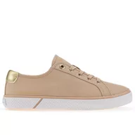 Buty sportowe damskie - Buty Tommy Hilfiger Metallic Lace-Up FW0FW06957-TRY - pomarańczowe - miniaturka - grafika 1