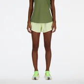 Spodenki damskie - Spodenki damskie New Balance WS41286LLT  zielone - miniaturka - grafika 1