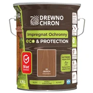 Farby i impregnaty do drewna - Drewnochron Impregnat ochronny ECOPROTECTION orzech 4,5 l - miniaturka - grafika 1