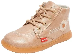 KICKERS KickBUBBLY chłopięce botki dziecięce, uniseks, kolor szampański, 25 EU, szampański, 25 EU - Botki damskie - miniaturka - grafika 1
