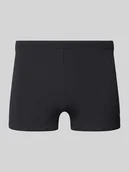 Kąpielówki męskie - Spodenki kąpielowe z nadrukiem z logo - miniaturka - grafika 1