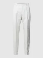 Spodnie męskie - Spodnie do garnituru ze wzorem w paski model ‘Luis’ - miniaturka - grafika 1