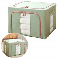 Pokrowce na ubrania - Pokrowiec Organizer mocny Duży torba XL na odzież pościel koc do szafy - miniaturka - grafika 1