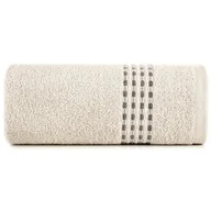 Ręczniki - Ręcznik 30 x 50 beżowy Riva - miniaturka - grafika 1