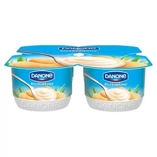 Danone Biszkoptowy Jogurt 4 x 120 g - Kefiry, jogurty, maślanki - miniaturka - grafika 1