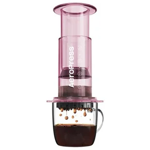 Zaparzacz AEROPRESS Clear Różowy - Zaparzacze i kawiarki - miniaturka - grafika 1