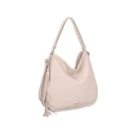 Torebki damskie - Stylowa Damska Torebka Shopper 2w1 Plecak LUIGISANTO Beżowa - miniaturka - grafika 1