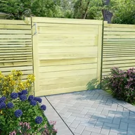 Ogrodzenia - vidaxl Furtka ogrodowa, impregnowane drewno sosnowe FSC, 100 x 100 cm - miniaturka - grafika 1