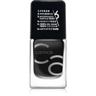 Lakiery do paznokci - Catrice ICONails lakier do paznokci odcień 20 Black to the Routes 10,5 ml - miniaturka - grafika 1