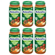 Dania dla dzieci - BoboVita Gulasz z wołowiną i makaronem po 10 miesiącu zgrzewka 6 x 250 g - miniaturka - grafika 1