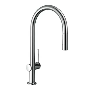 HANSGROHE 72800000 Talis M54 Jednouchwytowa bateria kuchenna 210, wyciągana wylewka, 2jet - Baterie kuchenne - miniaturka - grafika 1