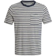 Koszulki sportowe męskie - Koszulka męska Craghoppers Mollugo Short Sleeved T-Shirt Rozmiar: L / Kolor: biały/niebieski - miniaturka - grafika 1