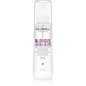 Serum do włosów - Goldwell DUALSENSES BLONDES & HIGHLIGHTS Nabłyszczające serum w sprayu do włosów blond 150 ml - miniaturka - grafika 1