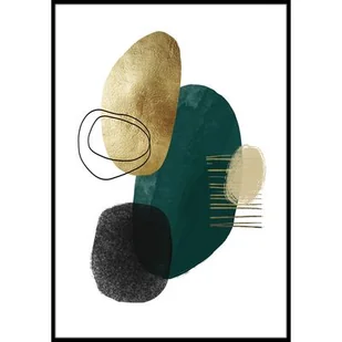 Obraz ARTBOX DIGI 50 x 70 cm AB111 GREEN SHAPE - Obrazy i zdjęcia na płótnie - miniaturka - grafika 1