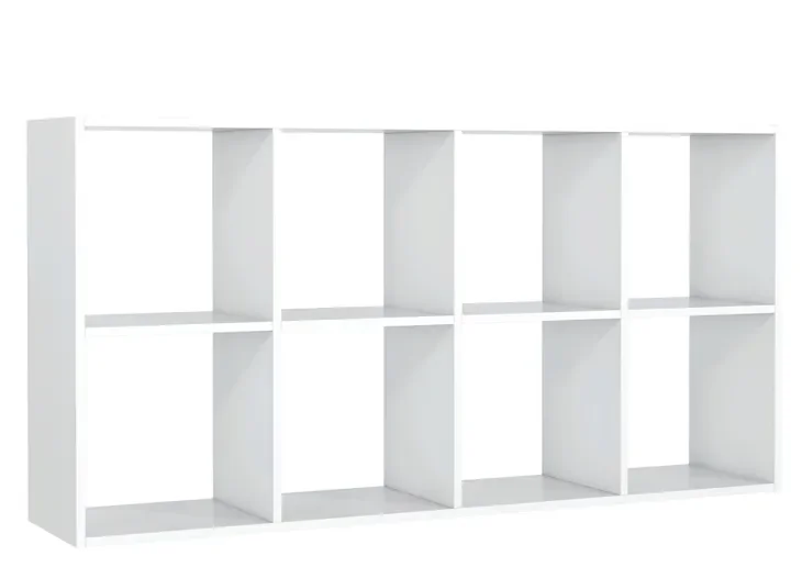 Biały Regał 142,5cm/72cm Komoda Do Sypialni