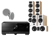 Kino domowe - Yamaha RX-A8A (czarny) + Diva 6 + 3 + 7 (dąb) + RD 280 - miniaturka - grafika 1