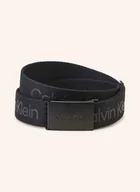Paski - Calvin Klein Pasek schwarz - miniaturka - grafika 1