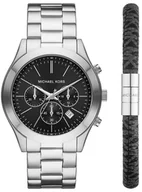Zegarki męskie - Zegarek Michael Kors MK1056SET SLIM RUNWAY GIFT SET - - miniaturka - grafika 1