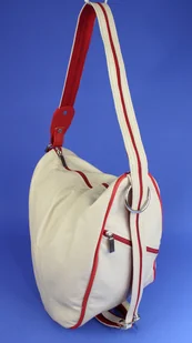 Plecak Skórzany ELKOR (PL) Jowita De Luxe Skóra Naturalna Licowa BIAŁY Z CZERWONĄ LAMÓWKĄ - Torebki damskie Plecak Skórzany ELKOR (PL) Jowita De Luxe Skóra Naturalna Licowa BIAŁY Z CZERWONĄ LAMÓWKĄ - Torebki damskie - miniaturka - grafika 6