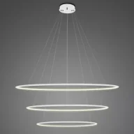 Lampy sufitowe - Lampa wisząca Ledowe Okręgi No.3 Φ100 cm in 3k biała ściemnialna Altavola Design - miniaturka - grafika 1