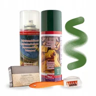 Środki do obuwia i ubrań - Zielony Renowator z Impregnatem Gumką i Szczotką do Zamszu Palc Zestaw 4w1 - miniaturka - grafika 1