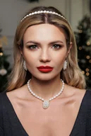 Zestawy biżuterii dla kobiet - Komplet Pearls - miniaturka - grafika 1