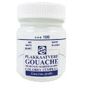 Farby i media malarskie - Talens Talens Gouache Extra Fine Jar 50 ml White - miniaturka - grafika 1