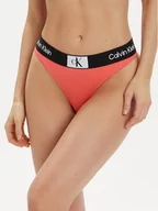 Stroje kąpielowe - Calvin Klein Swimwear Dół od bikini KW0KW02352 Koralowy - miniaturka - grafika 1