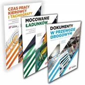 Prawo - Zestaw: Czas pracy kierowcy i tachografy , dokumenty w przewozie drogowym, mocowanie ładunków - miniaturka - grafika 1