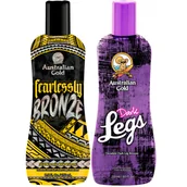 Balsamy i kremy do opalania - Australian Gold, Fearlessly Bronze + Dark Legs Do Nóg - miniaturka - grafika 1