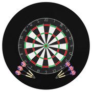 Dart - vidaXL Profesjonalna sizalowa tarcza do darta z 6 rzutkami i osłoną 91460 - miniaturka - grafika 1