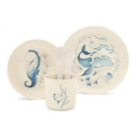 Zestawy naczyń dla dzieci - Lille Vilde, Bamboo Giftbox, Zestaw jedzeniowy, Under the Sea, 5 szt. - miniaturka - grafika 1