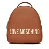 Plecaki - Plecak LOVE MOSCHINO JC4197PP1LKD0208 Brązowy - miniaturka - grafika 1