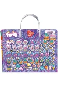 Futrzaste słodziaki. Furby. Kocham naklejać - Opracowanie zbiorowe - Kolorowanki, wyklejanki - miniaturka - grafika 1