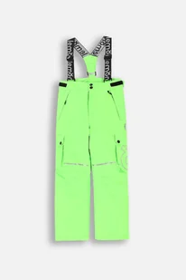 Spodnie Narciarskie Chłopięce Zielone Spodnie Snowboardowe 134 Lemon Explor - Spodnie narciarskie - miniaturka - grafika 1