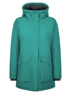 Kurtki damskie - Westfjord Parka "Krafla" w kolorze turkusowym - miniaturka - grafika 1